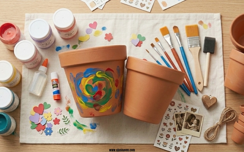 What-Youll-Need-for-a-Simple-Mothers-Day-Flower-Pot-Craft