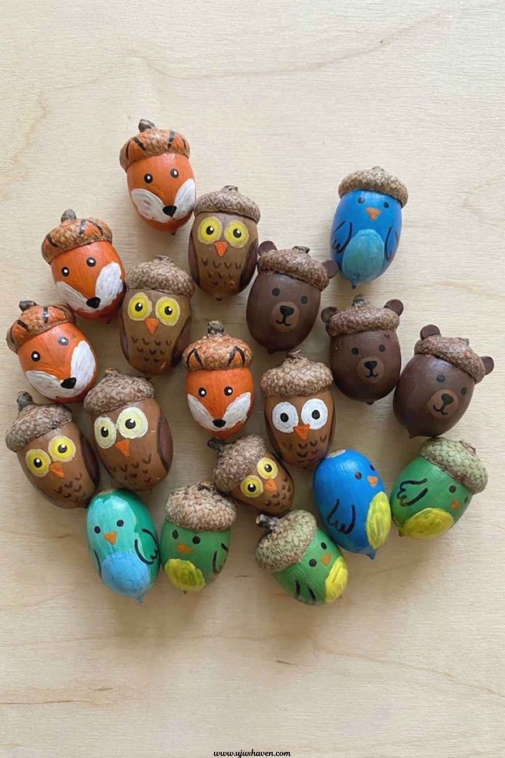 Acorn-Animals-with-Paint-Pens.