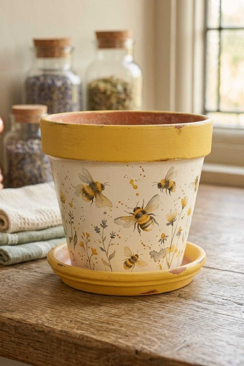 Bee-Inspired-Terracotta-Pot-Bumble-Bee-Crafts-for-Adults