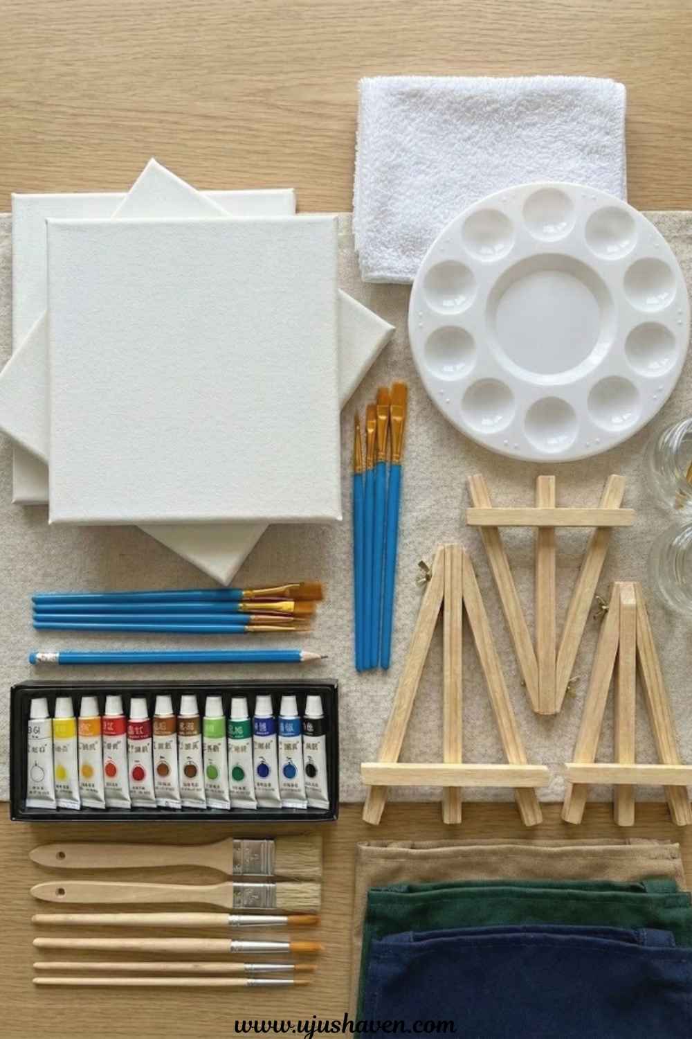 Gather-Your-Supplies-How-to-Host-a-Paint-and-Sip-Party-at-Home