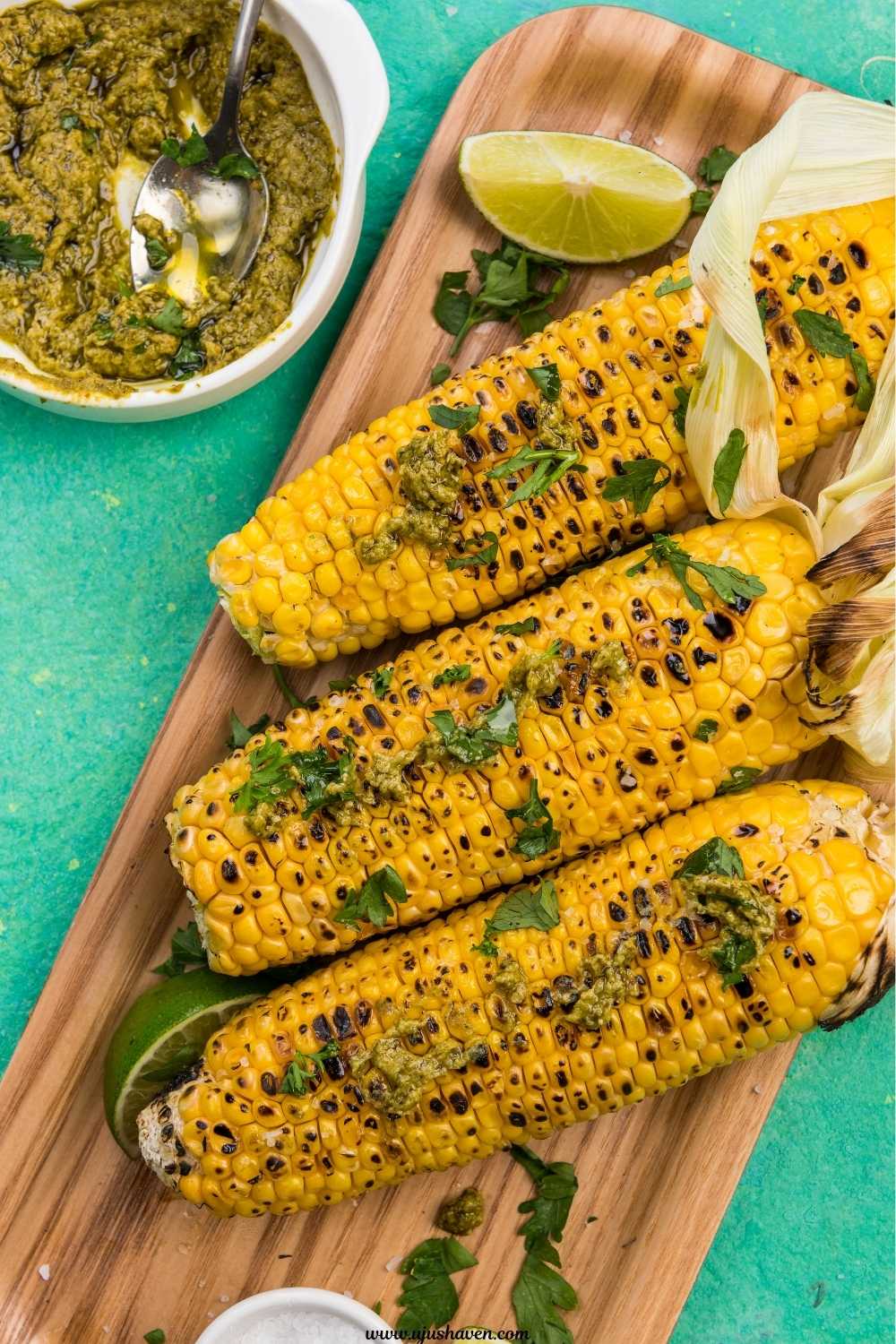 Grilled-Corn-with-Herb-Butter.