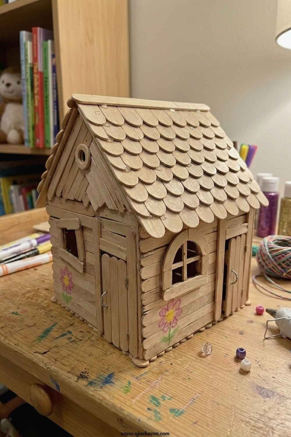 Popsicle-Stick-House