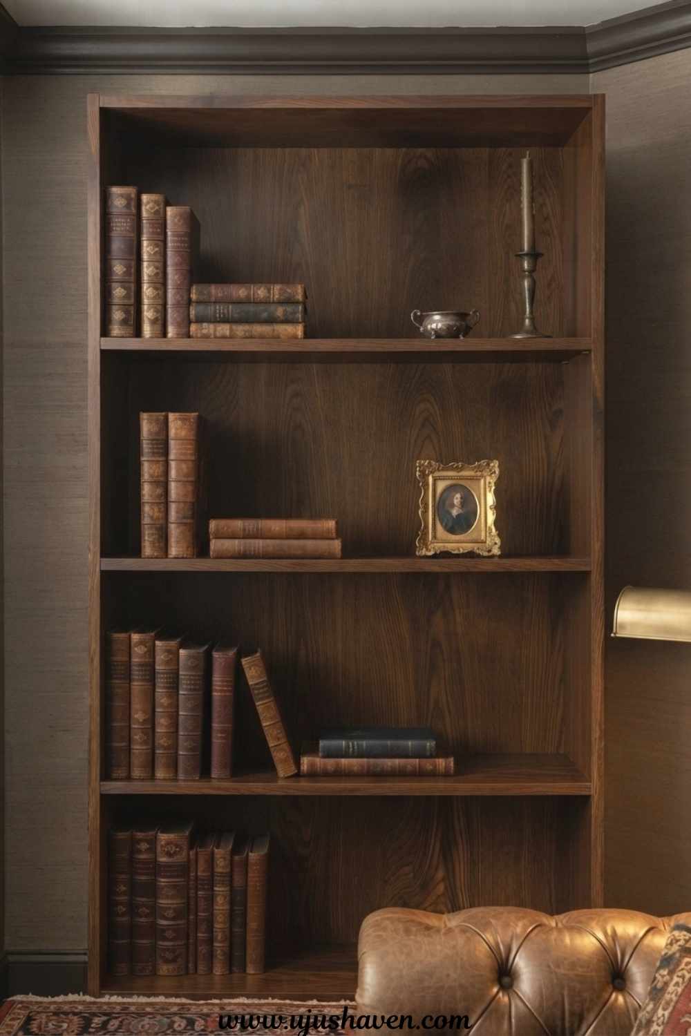 Leather-Look-Books-for-Shelf-Styling