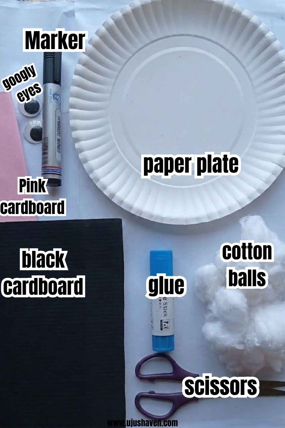 What-You-Need-for-This-Paper-Plate-Sheep-Craft
