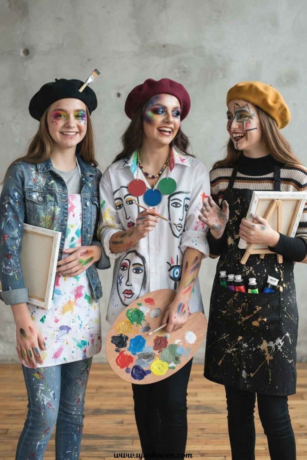 Artist-Costume-Cute-Halloween-Costumes-for-Teenagers