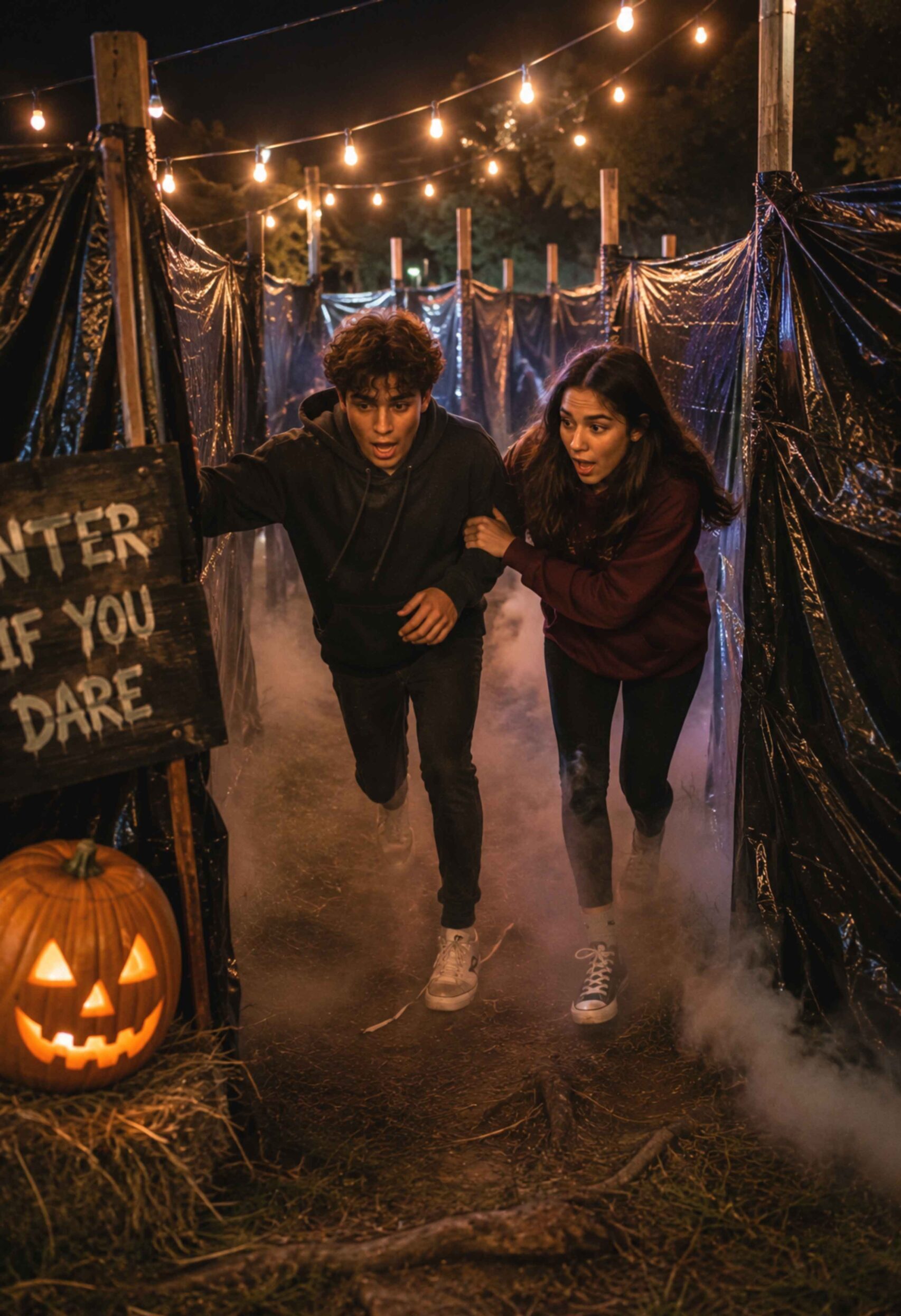 Backyard-Haunted-Maze-scaled-Halloween-Party-Ideas-for-Teens