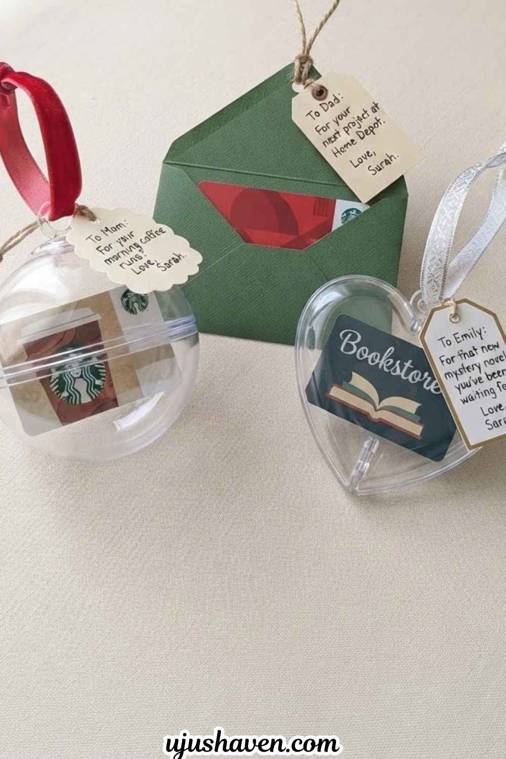 Gift-Card-Holder-Ornament-Easy-Christmas-Crafts-for-Adults