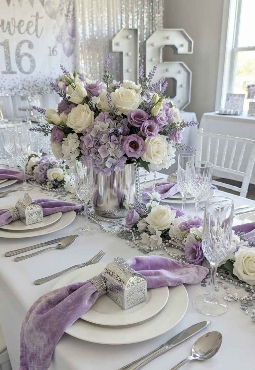 Use-a-Simple-Color-Theme-Instead-of-Matching-Everything-Sweet-16-Party-Decor-Ideas