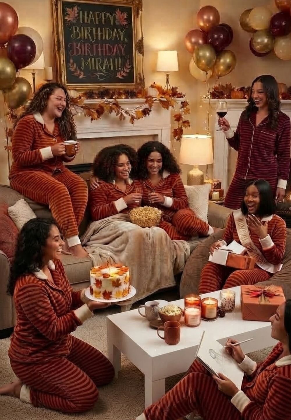 Girls-Night-Birthday-With-a-Cozy-Pajama-Theme