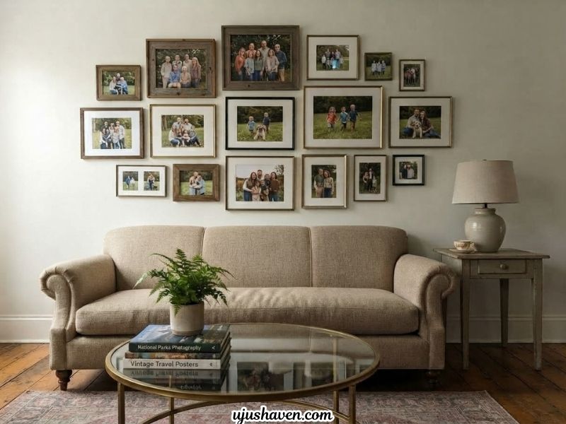How-to-Display-Family-Photos-Without-Looking-Cluttered