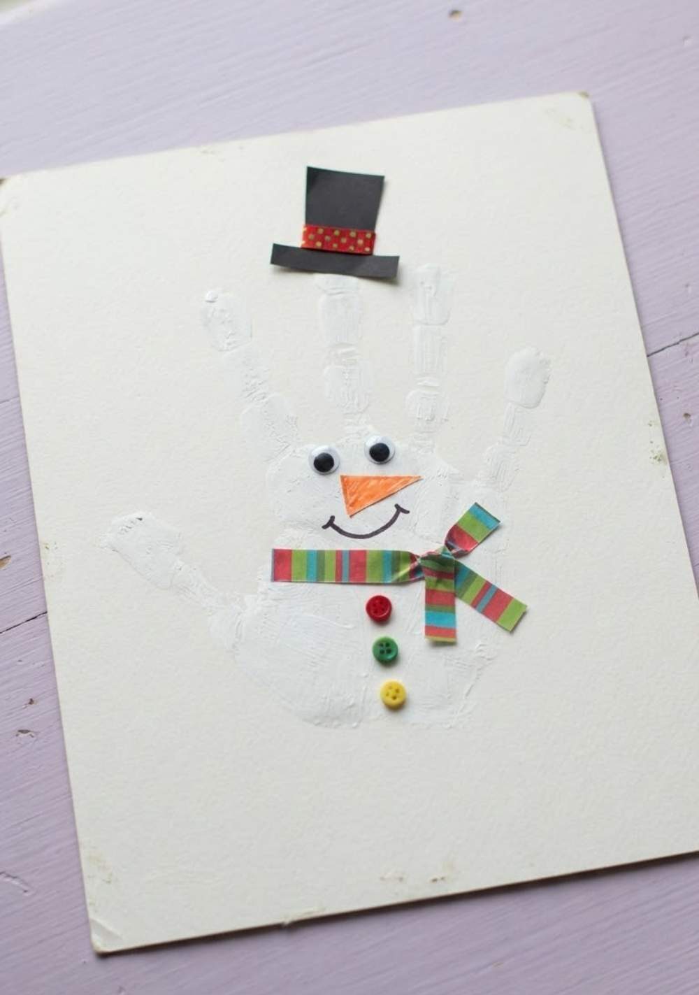 Snowman-Handprint-Craft