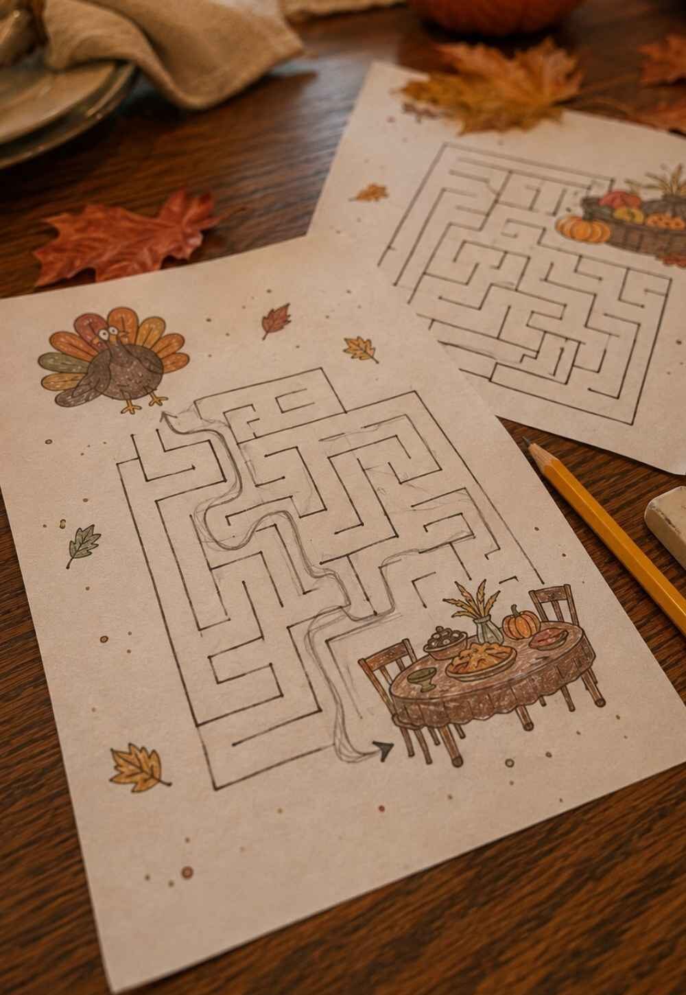 Thanksgiving-Maze-Cards