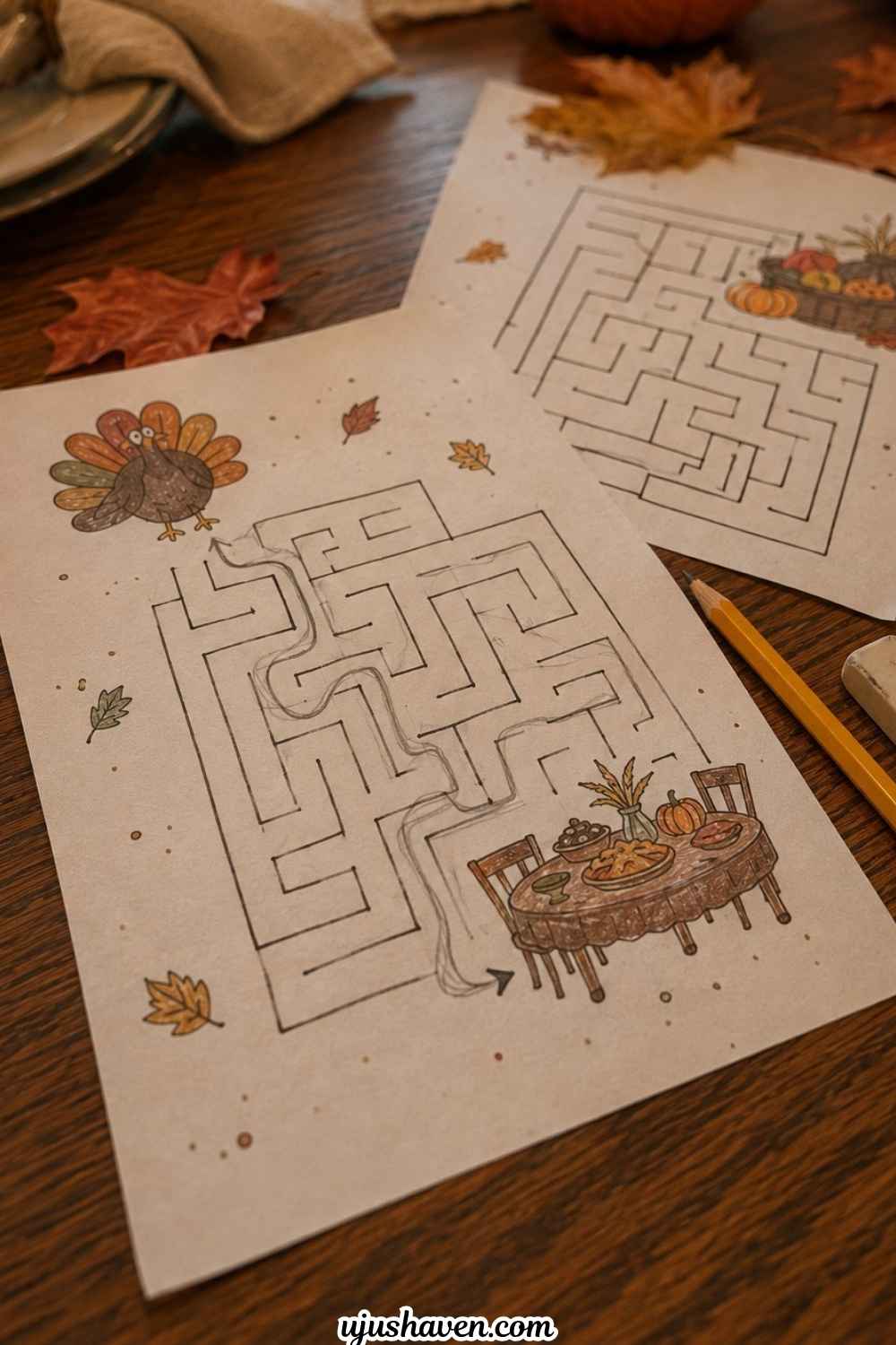 Thanksgiving-Maze-Cards