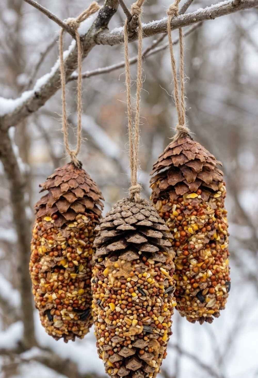 Pinecone-Bird-Feeders