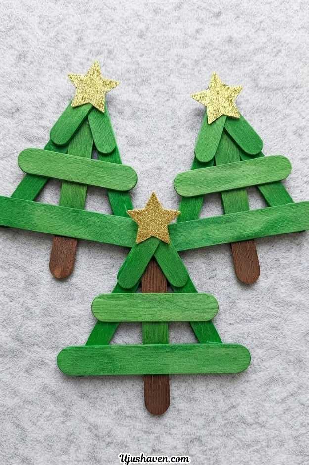 Popsicle-Stick-Christmas-Trees.