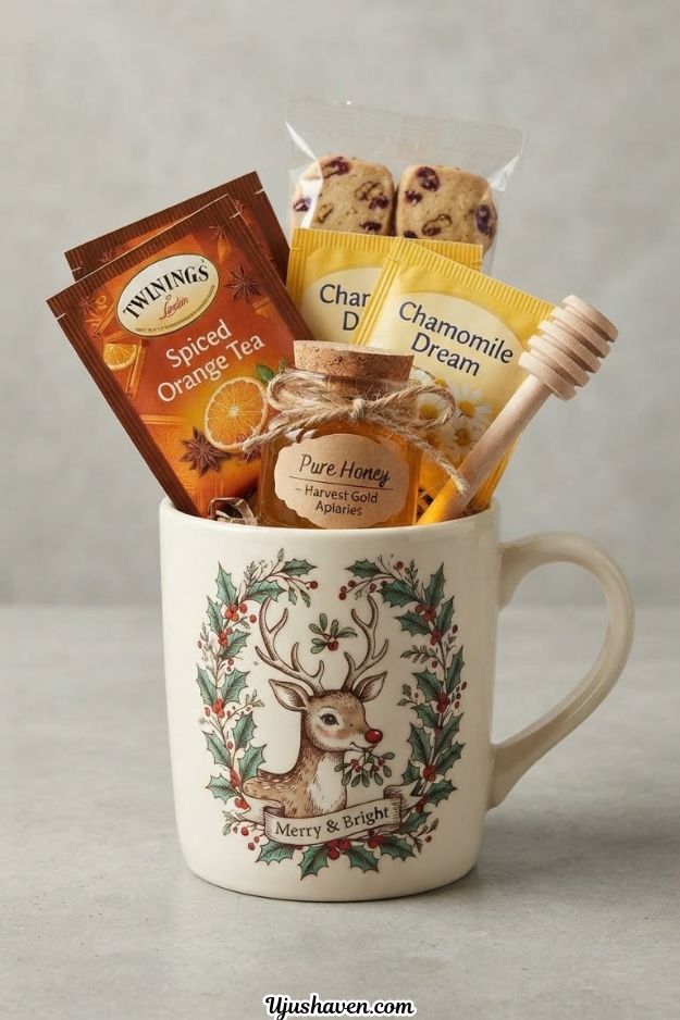 Tea-and-Honey-Christmas-Mug-Gift-Ideas